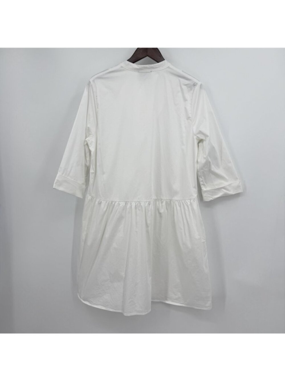 Tuckernuck Women's White Cotton Poplin Royal Shirt Dress Mini Length size XS NWT - Picture 8 of 10